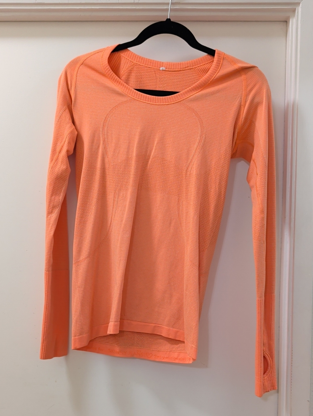 Lululemon Swiftly Long Sleeve Orange GUC
